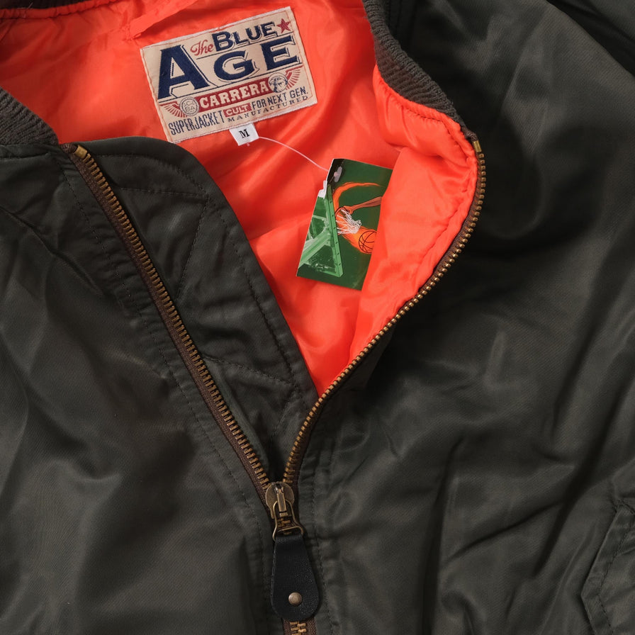 Vintage Carrera Padded Bomber Jacket Medium 