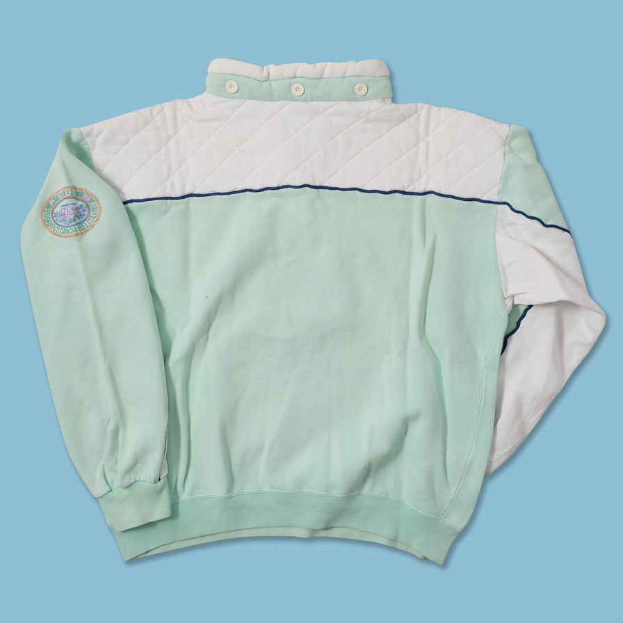 Vintage Canadian Heli Skiing Sweater Small 