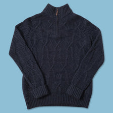 Vintage Timberland Q-Zip Wool Sweater Medium 