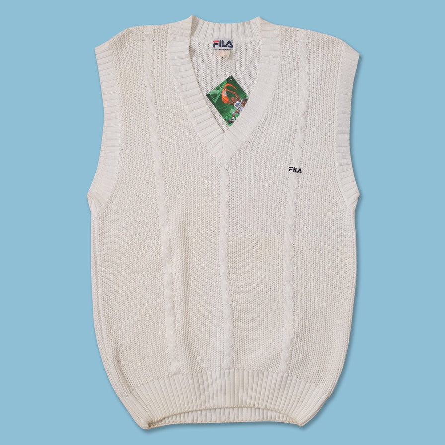 Vintage Fila Knit Vest XLarge 