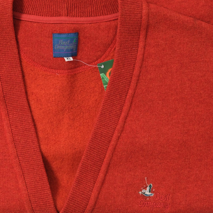 Vintage Best Company Knit Vest XLarge 