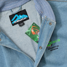 Vintage Denim Varsity Jacket Small 