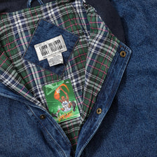 Vintage Denim Varsity Jacket XXL 