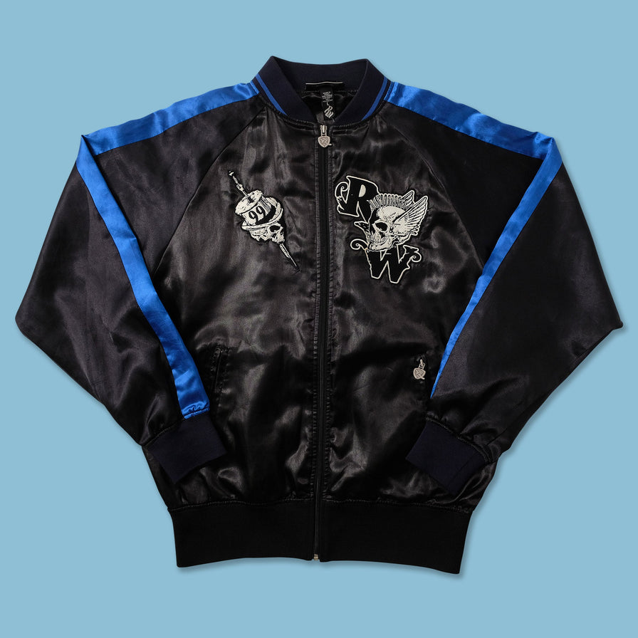 Y2K Rocawear Satin Bomber Jacket Large 