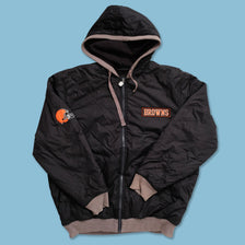 Vintage Cleveland Browns Padded Jacket Large 