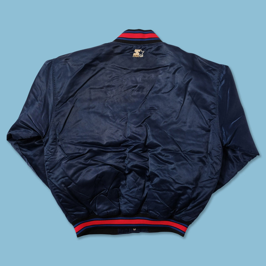 Vintage Starter Philadelhia 76ers Satin Bomber Jacket XXL 