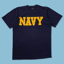 Vintage Navy T-Shirt Large 