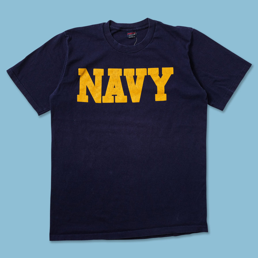 Vintage Navy T-Shirt Large 