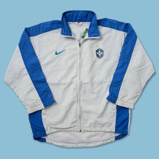 1998 Nike Brasil Track Jacket Large 