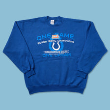 2007 Indianapolis Colts Super Bowl Sweater XLarge 