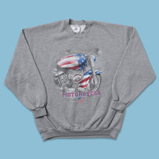 Vintage Motorcycle Sweater Large 