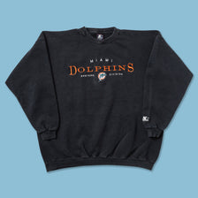 Vintage Starter Miami Dolphins Sweater XLarge 