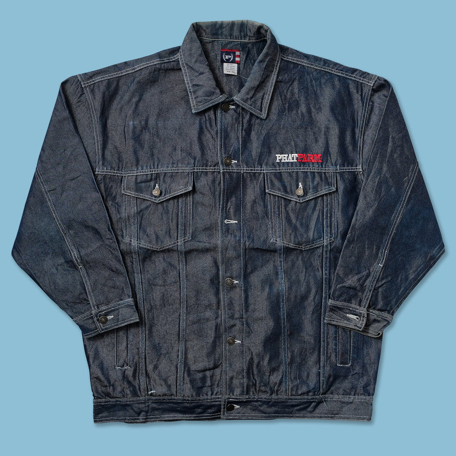 Y2K Phat Farm Denim Jacket XXL 