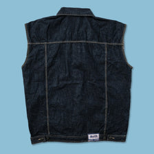 Y2K Denim Vest XXL