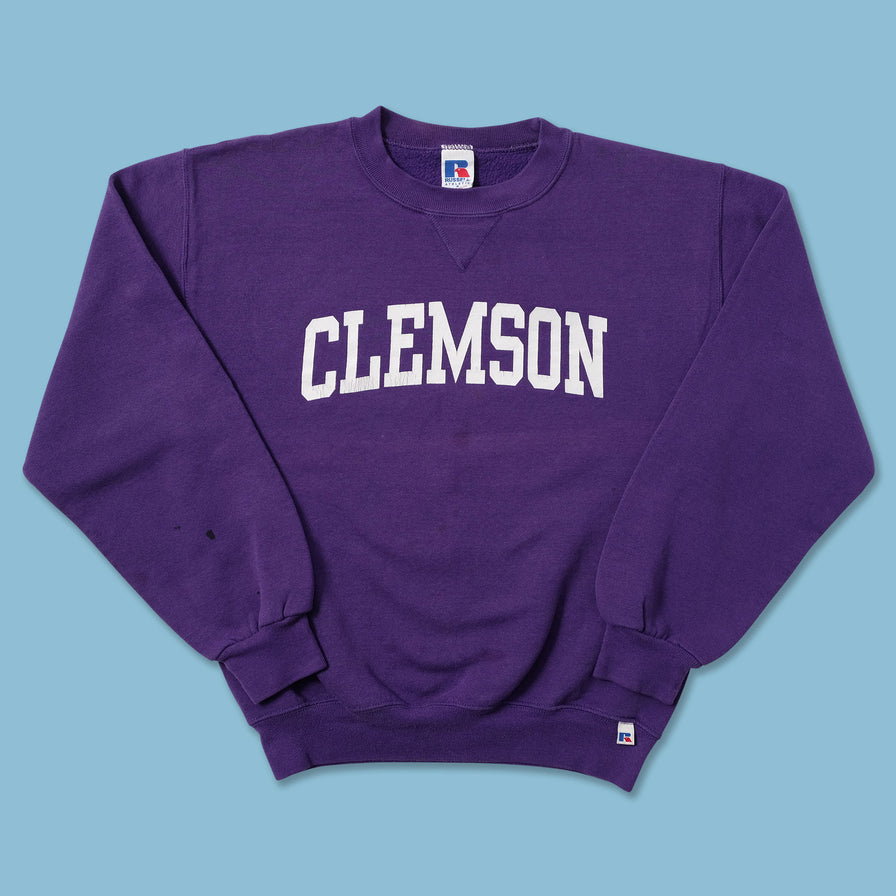 Women's Russell Athletic Clemson Sweater Small - Double Double Vintage