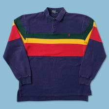 Vintage Polo Ralph Lauren Rugby Sweater Medium - Double Double Vintage