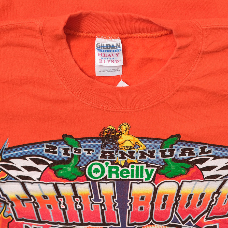 Chilli Bowl Racing Sweater Large - Double Double Vintage
