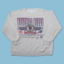 Vintage 1990 Bills Sweater XLarge - Double Double Vintage