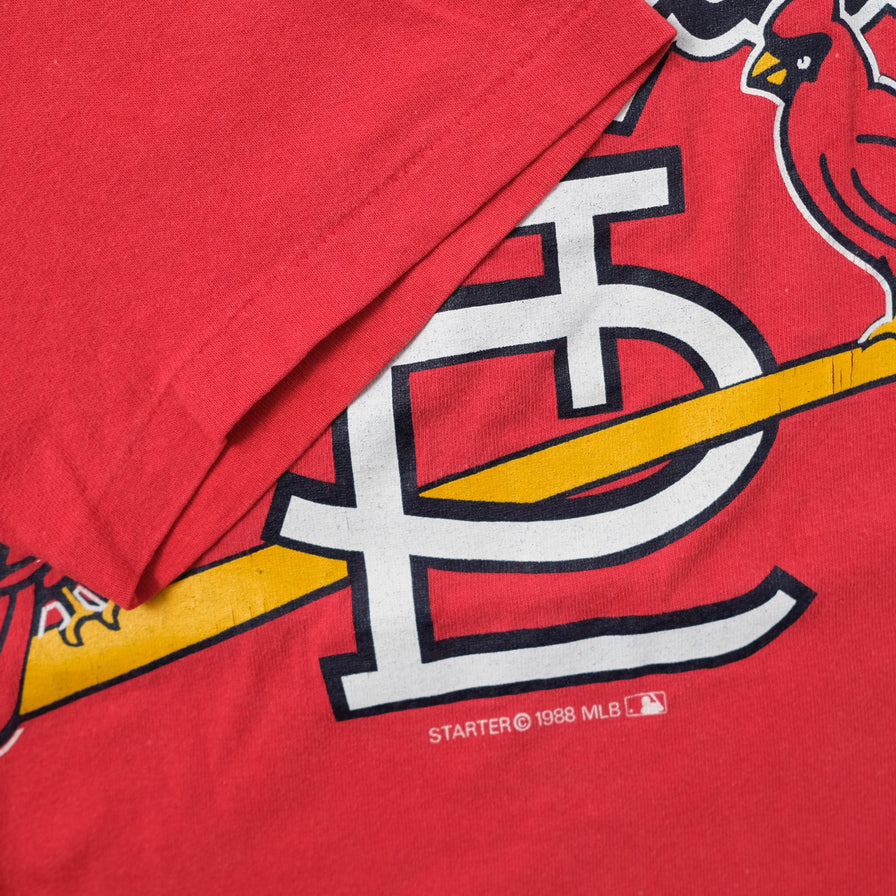 Vintage 1988 Starter Cardinals T-Shirt Medium - Double Double Vintage