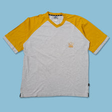 Vintage adidas V-Neck T-Shirt Large - Double Double Vintage