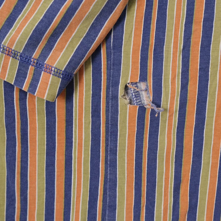 Vintage adidas Striped T-Shirt Large - Double Double Vintage