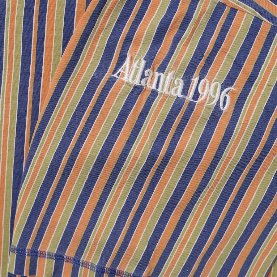 Vintage adidas Striped T-Shirt Large - Double Double Vintage