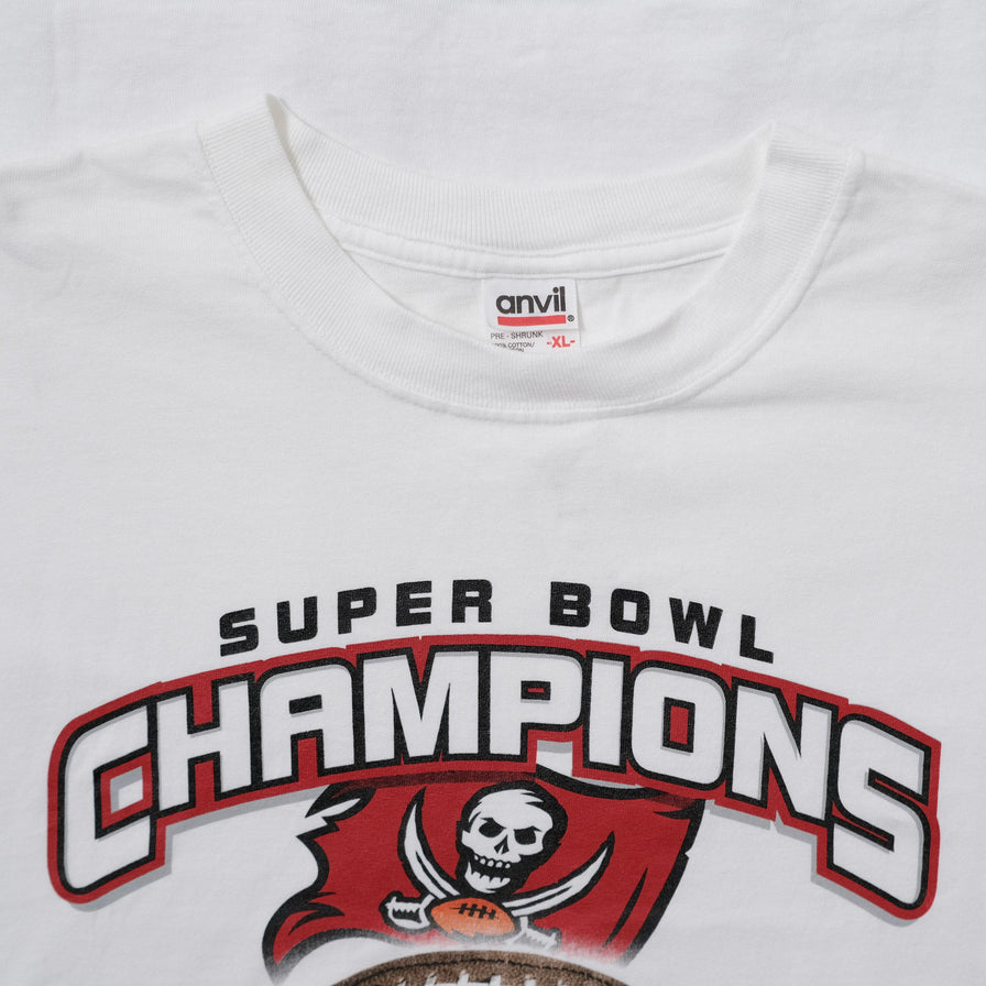 2003 Tampa Bay Bucaneers T-Shirt Large - Double Double Vintage