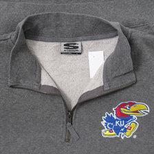 Vintage Kansas Q-Zip Sweater Large - Double Double Vintage