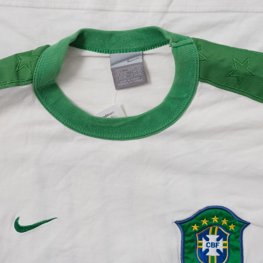 Vintage Nike Women’s Brazil T-Shirt XSmall - Double Double Vintage