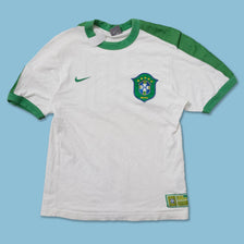 Vintage Nike Women’s Brazil T-Shirt XSmall - Double Double Vintage