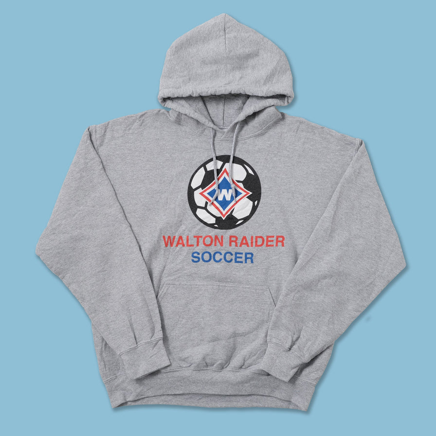 Walton Raiders Soccer Hoody Large - Double Double Vintage
