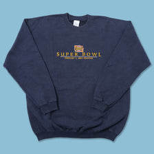 2004 Super Bowl Sweater Large - Double Double Vintage