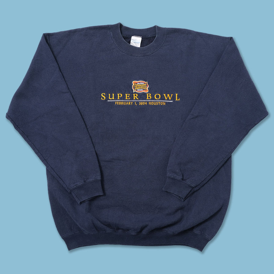 2004 Super Bowl Sweater Large - Double Double Vintage