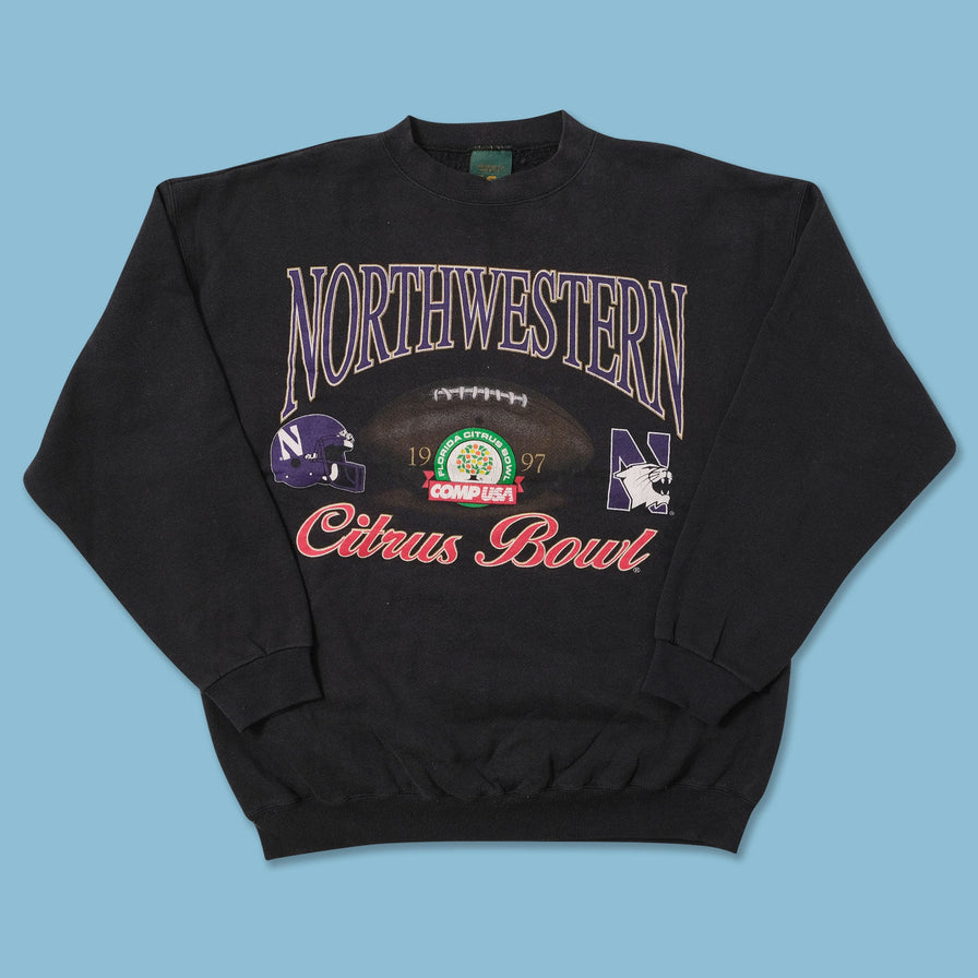 Vintage Northwestern Citrus Bowl Sweater Large 