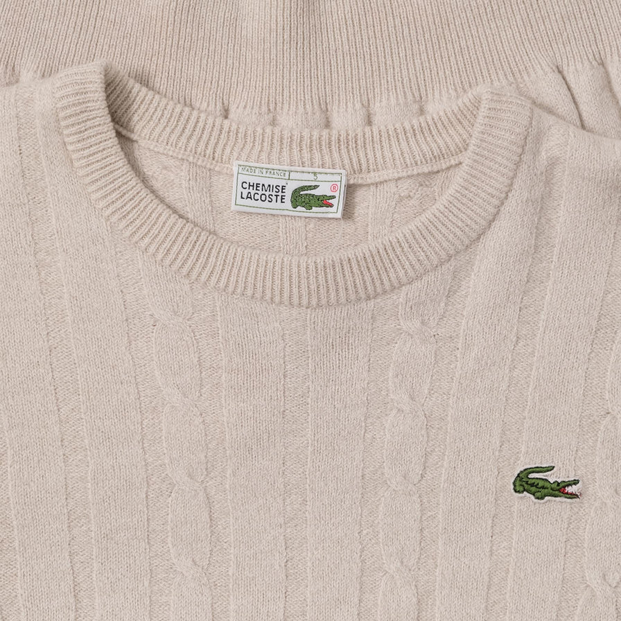Vintage Lacoste Knit Sweater Medium 