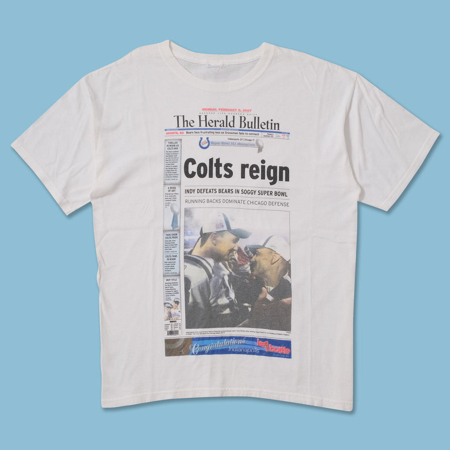 2007 Indianapolis Colts T-Shirt Large 