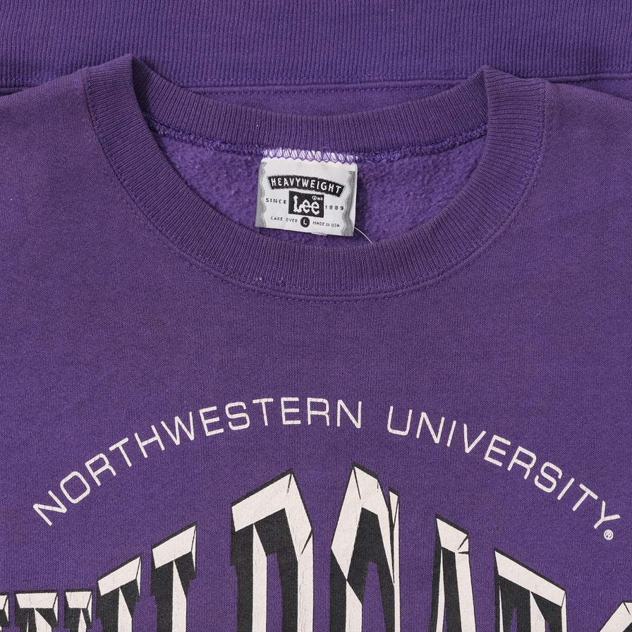 Vintage Northwestern University Wildcats Sweater Large 