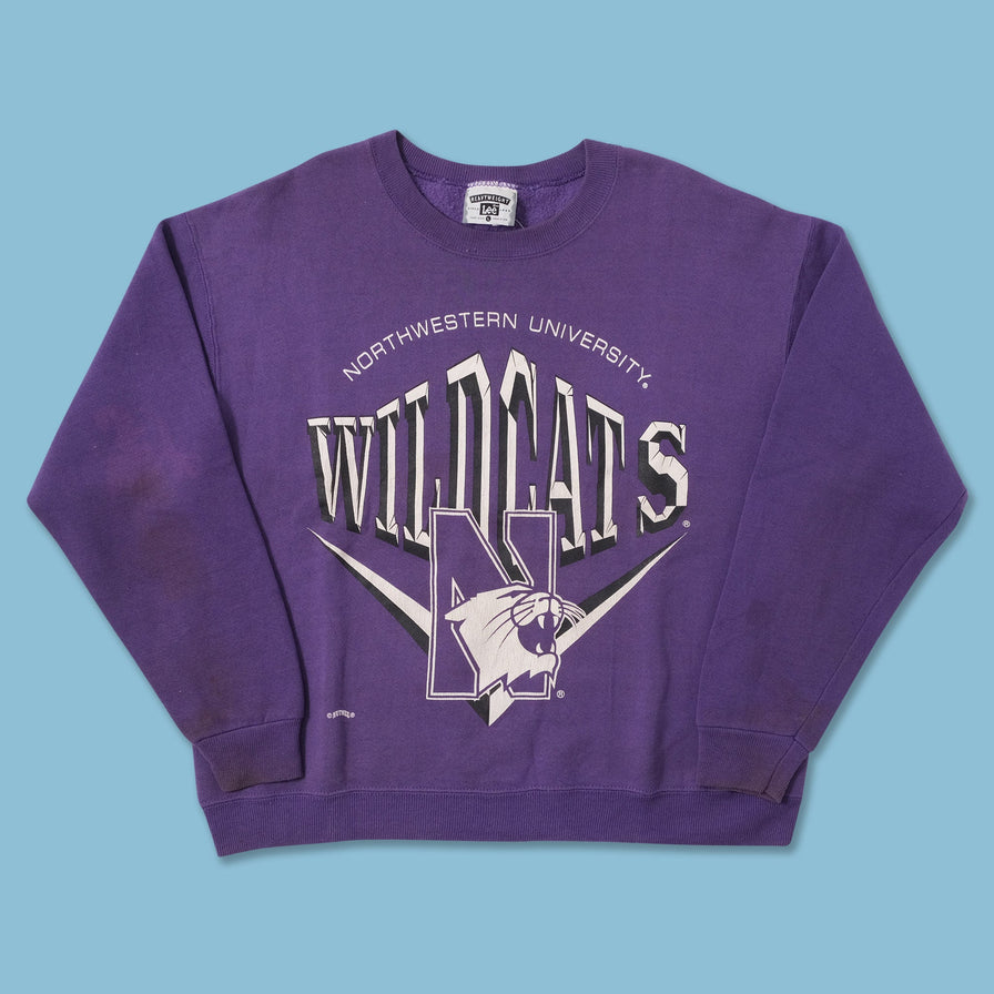 Vintage Northwestern University Wildcats Sweater Large 