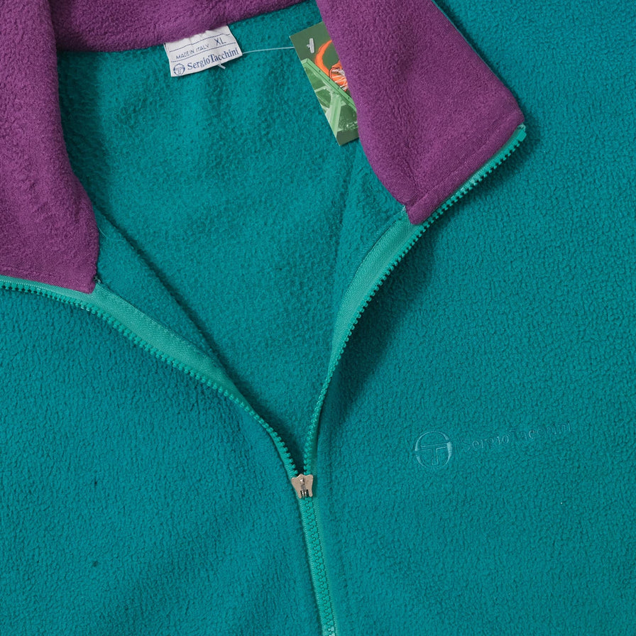 Vintage Sergio Tacchini Fleece Jacket XLarge 