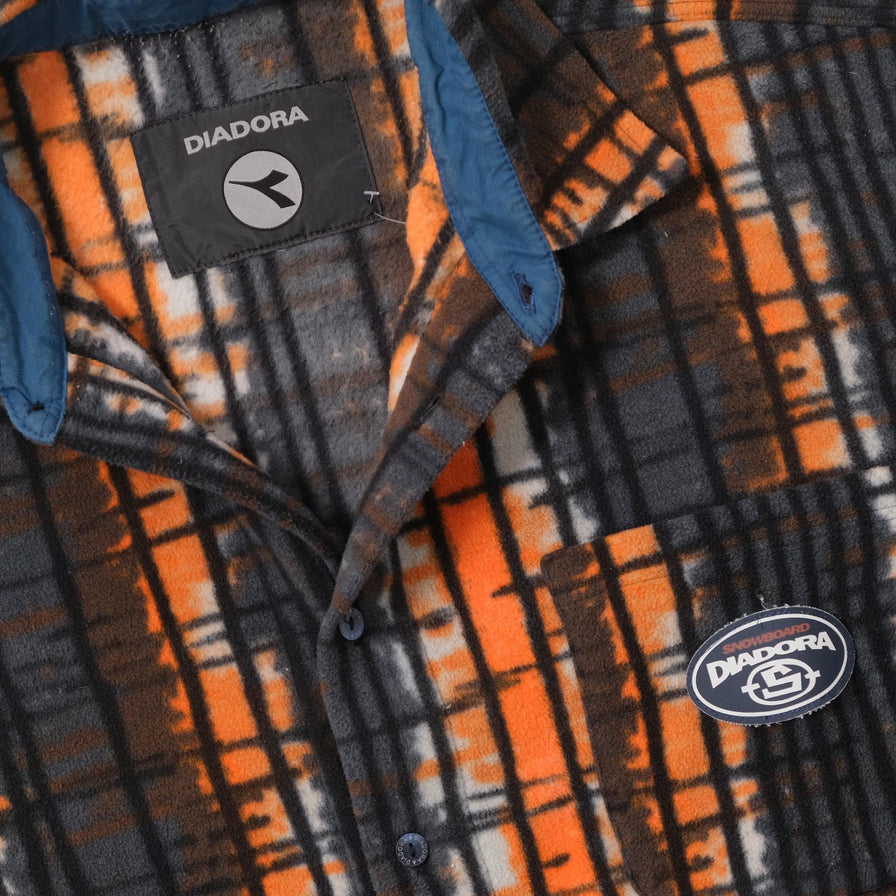 Vintage Diadora Fleece Shirt XXLarge 