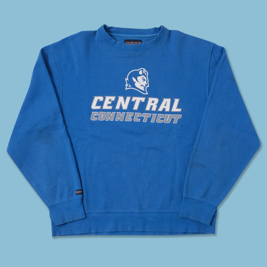 Vintage Central Connecticut Blue Devils Sweater Large 