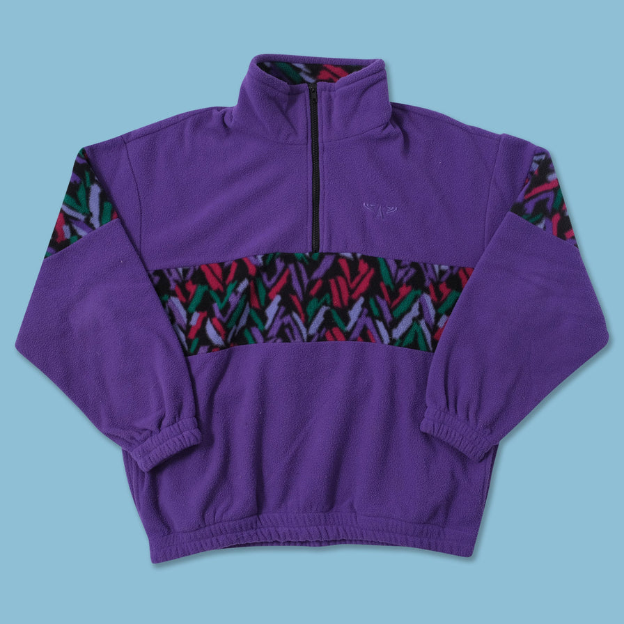 Vintage American Weekend Q-Zip Fleece Large 