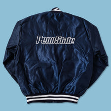 Vintage Penn State Satin Bomber Jacket XLarge 