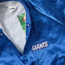 Vintage Chalkline New York Giants Satin Bomber Jacket Medium 