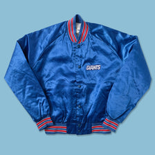 Vintage Chalkline New York Giants Satin Bomber Jacket Medium 