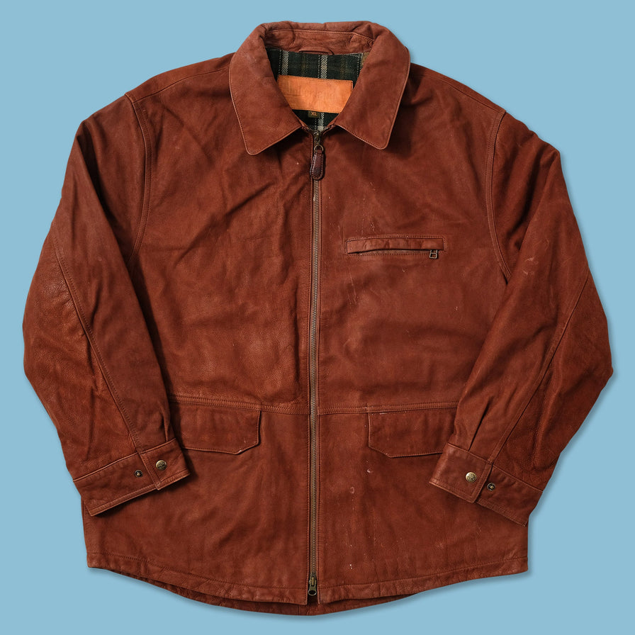 Vintage Timberland Leather Jacket XLarge 