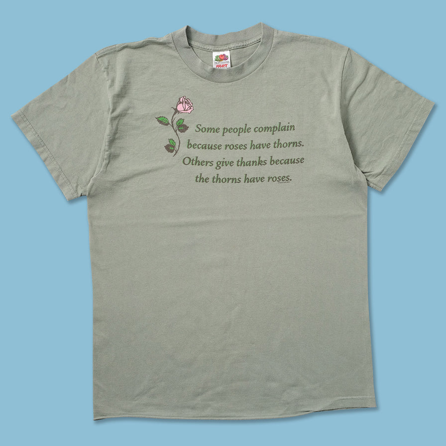 Vintage Roses T-Shirt Large 