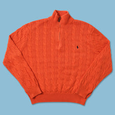 Polo Ralph Lauren Cable Knit Sweater Medium - Double Double Vintage