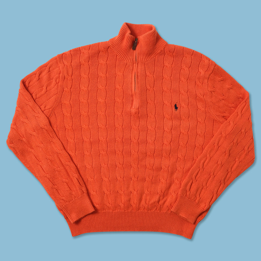 Polo Ralph Lauren Cable Knit Sweater Medium - Double Double Vintage
