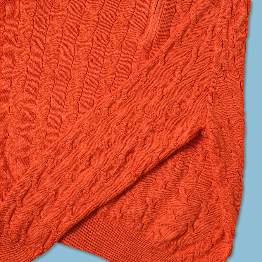 Polo Ralph Lauren Cable Knit Sweater Medium - Double Double Vintage
